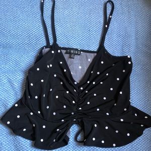 Cute black tank top , great for the summer
